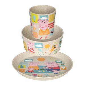 Koziol Connect barnservis 3 delar Greta Gris