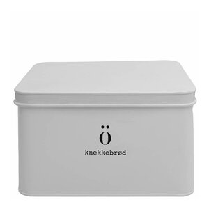 Sögne Home Emalj knäckebrödslåda 25x20x14 cm vit