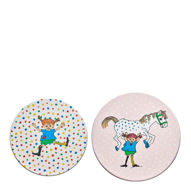 Muurla Pippi plåtburk 22x22 cm 2-pack