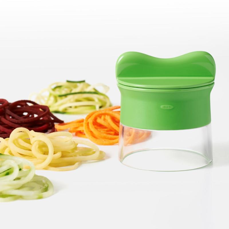 OXO Handhållen spiralizer grön