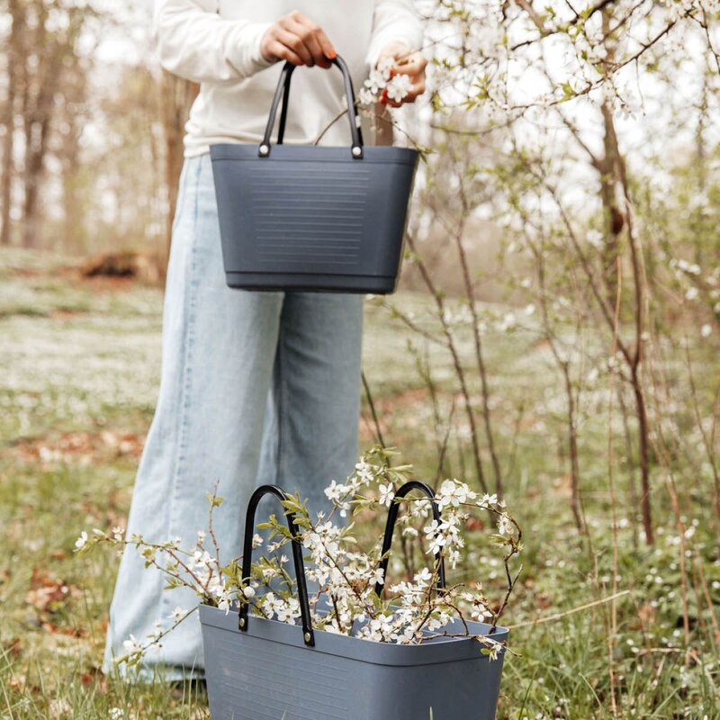 Hinza Green Plastic väska liten 7,5 L duvblå