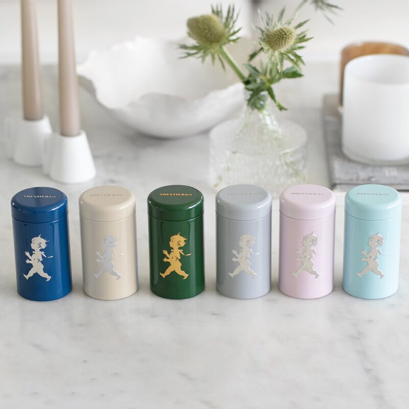 SOLSTICKAN Tändsticksrör 10 cm Blå