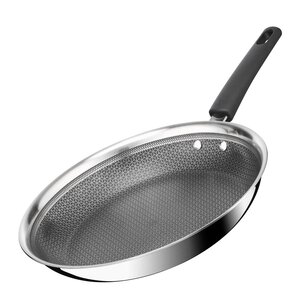 Tefal Emotion Plus Power SS Mesh stekpanna 24 cm honeycomb