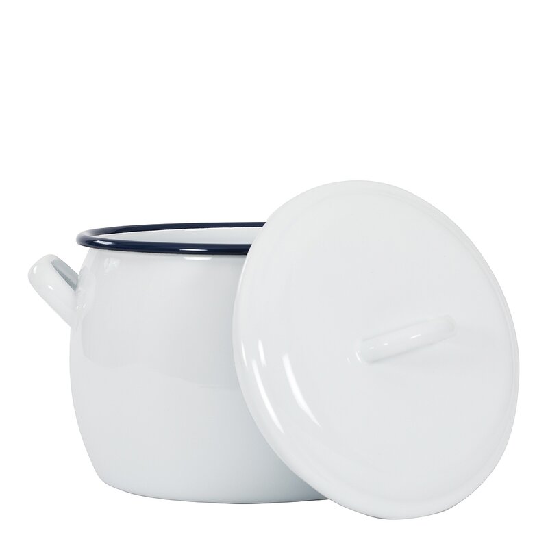 Kockums Jernverk Gryta/Lock 4 L Vit
