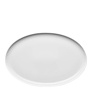 Eva Trio Legio Nova oval coupe serveringsfat 37x25 cm vit