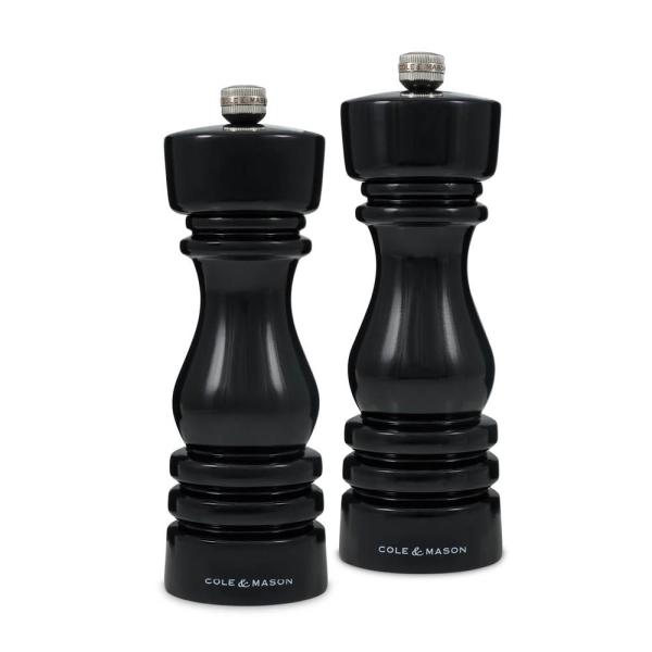 Cole & Mason London Salt- och Pepparkvarnset 18 cm Svart