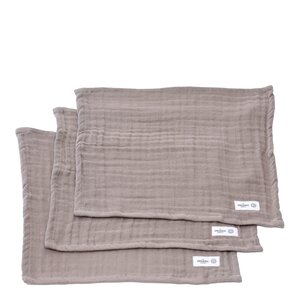The Organic Company FINE tvättlapp 30x30 cm 3-pack clay