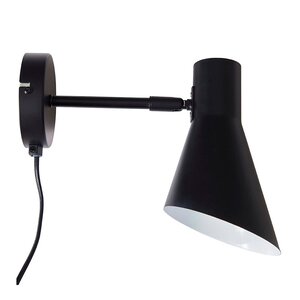 Dyberg Larsen DL12 vägglampa 20 cm svart