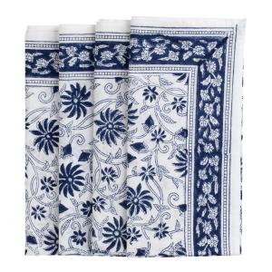 Chamois Margerita servett 50x50 cm 4-pack navy blue