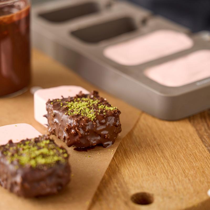 Blomsterbergs Isglassform Classic Silikon 4-pack Latte