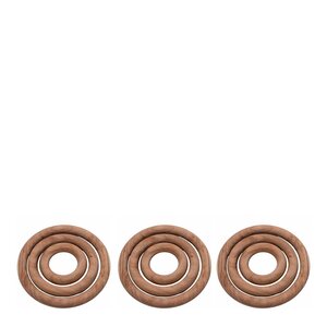 Sögne Home Fred grytunderlägg 20x20 cm 3-pack akaciaträ
