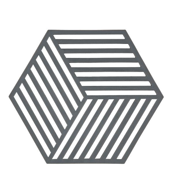 Zone Hexagon Grytunderlägg SilIkon 16 cm Grå