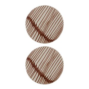 House Doctor Diva serveringsfat / assiett 15 cm 2-pack brun