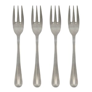 House Doctor Mora tårtgaffel 4-pack antiksilver