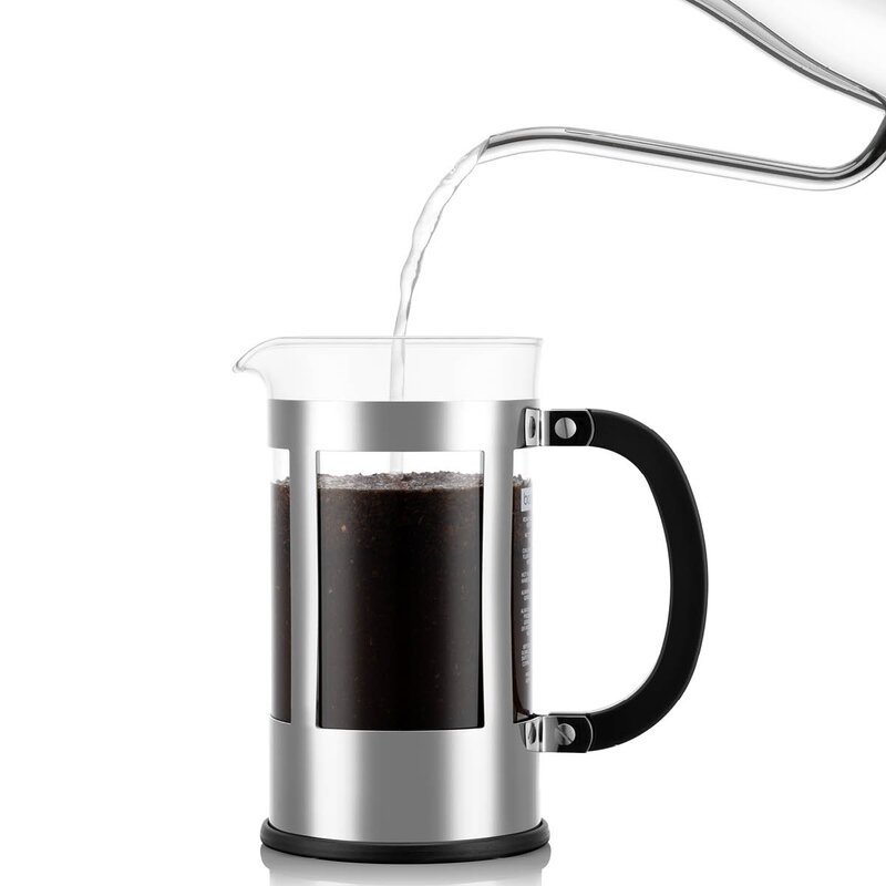 Bodum Kenya Kaffepress 8 koppar 1 L Förkromad