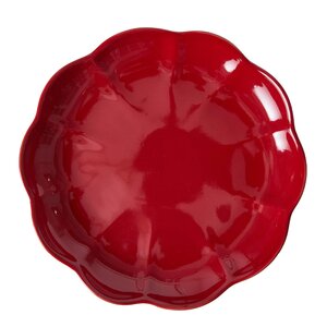 Stiernholm Lotus tallrik 22 cm röd