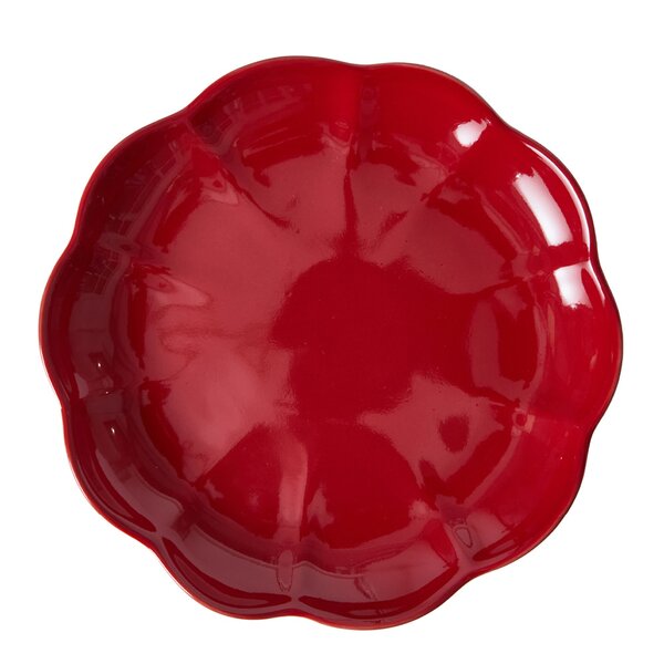 Stiernholm Lotus tallrik 22 cm röd