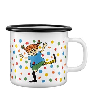 Muurla Pippi emaljmugg 25 cl hoppsansa