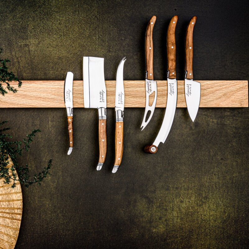 Laguiole Style de Vie Ostknivar 3 delar Olive