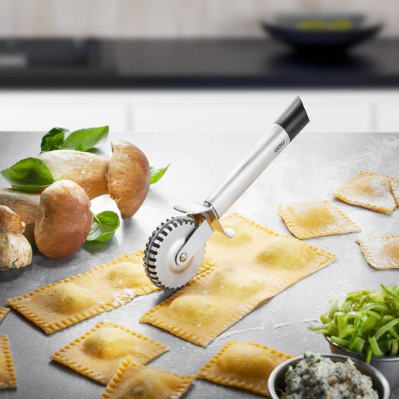 Gefu Primeline ravioli- och pastahjul 19,5 cm stål/svart