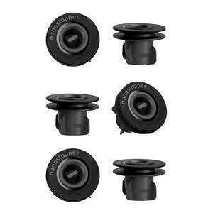 Airtender Extra stoppers 6-pack svart