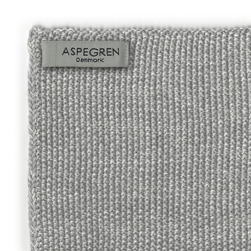 Aspegren Blend disktrasa stickad 26x26 cm gray