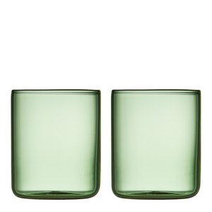 Lyngby Glas Torino shotglass 6 cl 2-pack grön