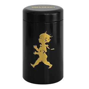 SOLSTICKAN Tändsticksrör 10 cm Svart/Guld