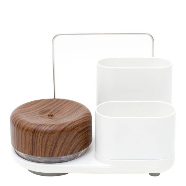 Bosign Do-Dish diskmedelspump & diskställ 16 cm mörkt trä