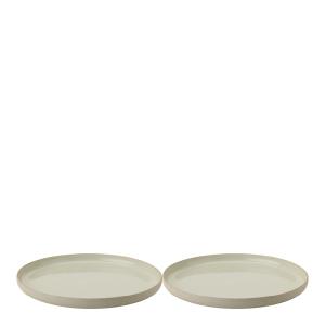 Stelton Emma Tallrik 24 cm 2-pack Grå