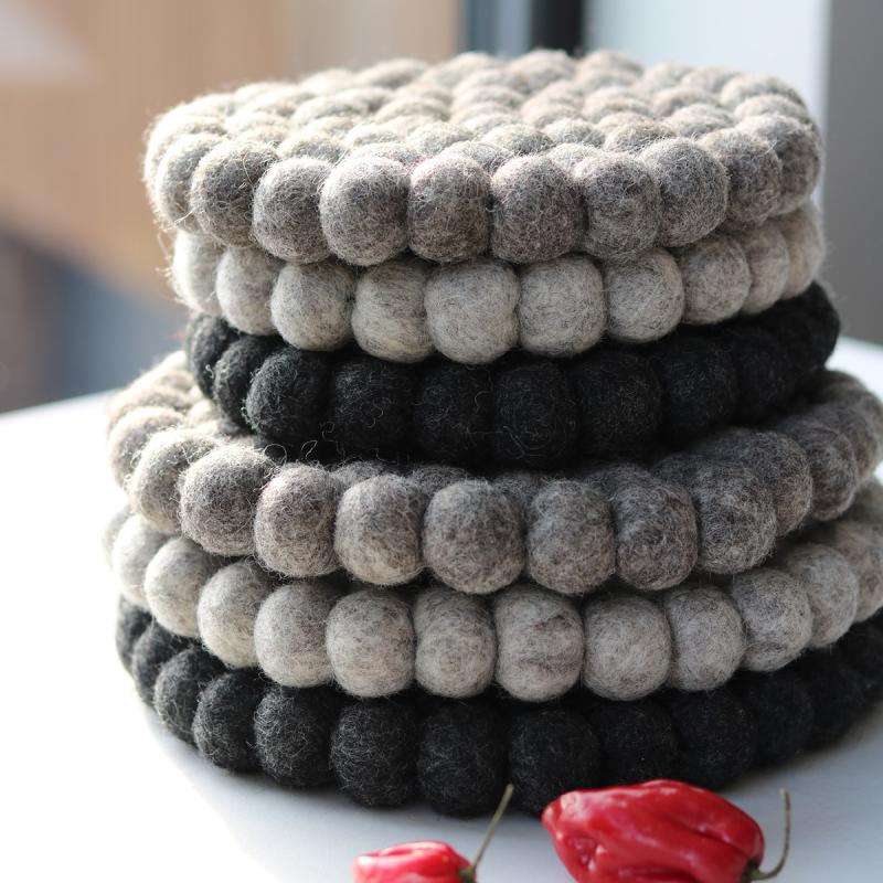 Sabor Hotspot Grytunderlägg ull 21 cm Creme