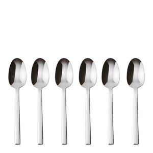 Sambonet Neutra espressosked / moccasked 6-pack stål