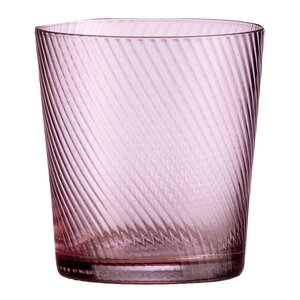 Aida RAW Unique swirl vattenglas 30 cl pink