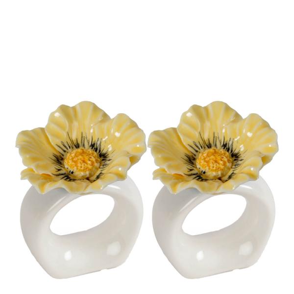 Poppy Servettring 2-pack Beige