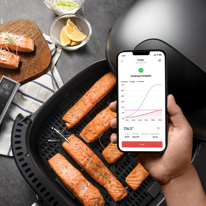 Thyphur Sync One trådlös stektermometer Wifi & Bluetooth