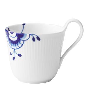 Royal Copenhagen Blue Fluted Mega Kopp 33 cl högt handtag