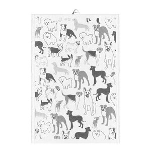 Ekelund Husse handduk 35x50 cm svart