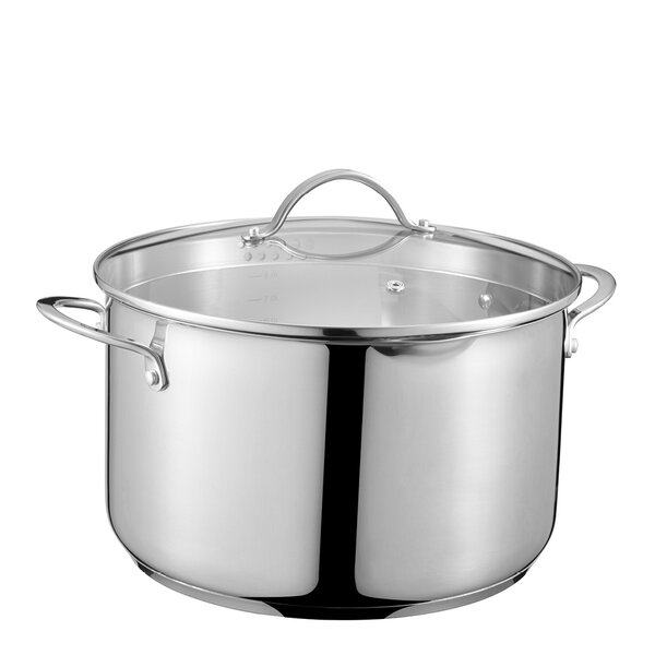 Dorre Kosmo gryta med glaslock 10,1 L silver