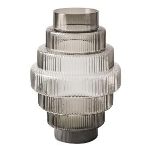 Pols Potten Steps Vas 30 cm Mörkgrå