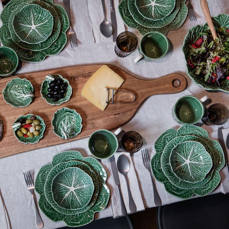 Bordallo Pinheiro Cabbage Fat Kålblad 30,5 cm Grön