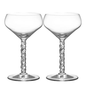 Orrefors Carat Coupe Champagneglas 25 cl 2-pack
