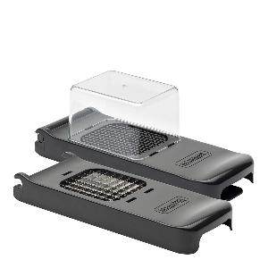 Alligator Lökskärare med uppsamlare 2 delar Svart