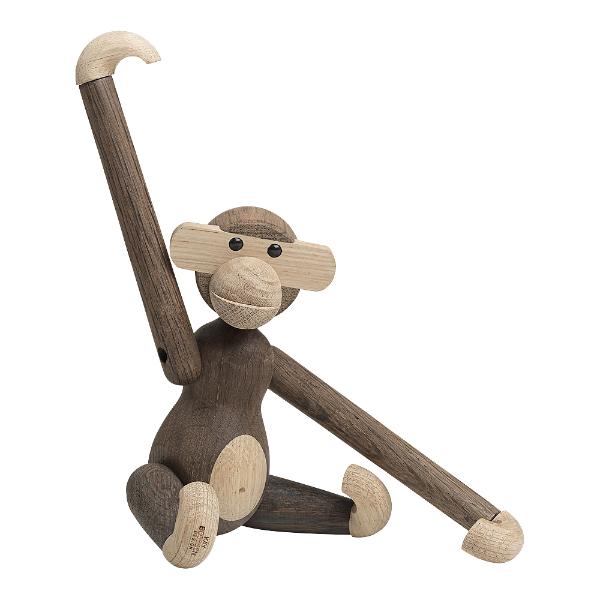 Kay Bojesen Apa liten 20 cm Rökt ek