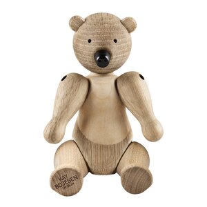 Kay Bojesen Denmark Liliput björn 9,5 cm ek/lönn