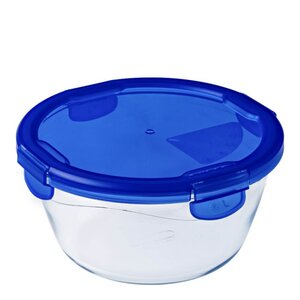 Pyrex Cook & Go förvaringsburk 0,7 L blå/klar
