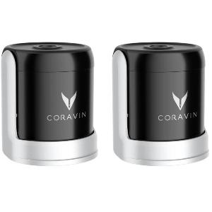 Coravin Förslutare till Champagneflaska 2-pack Svart