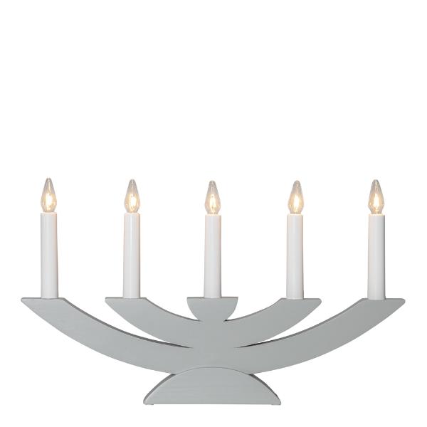 Navida Adventsljusstake 24 cm Grå