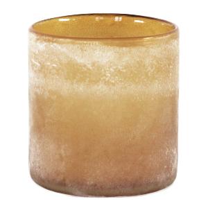 Tell Me More Frost Ljuslykta 12x12 cm Amber