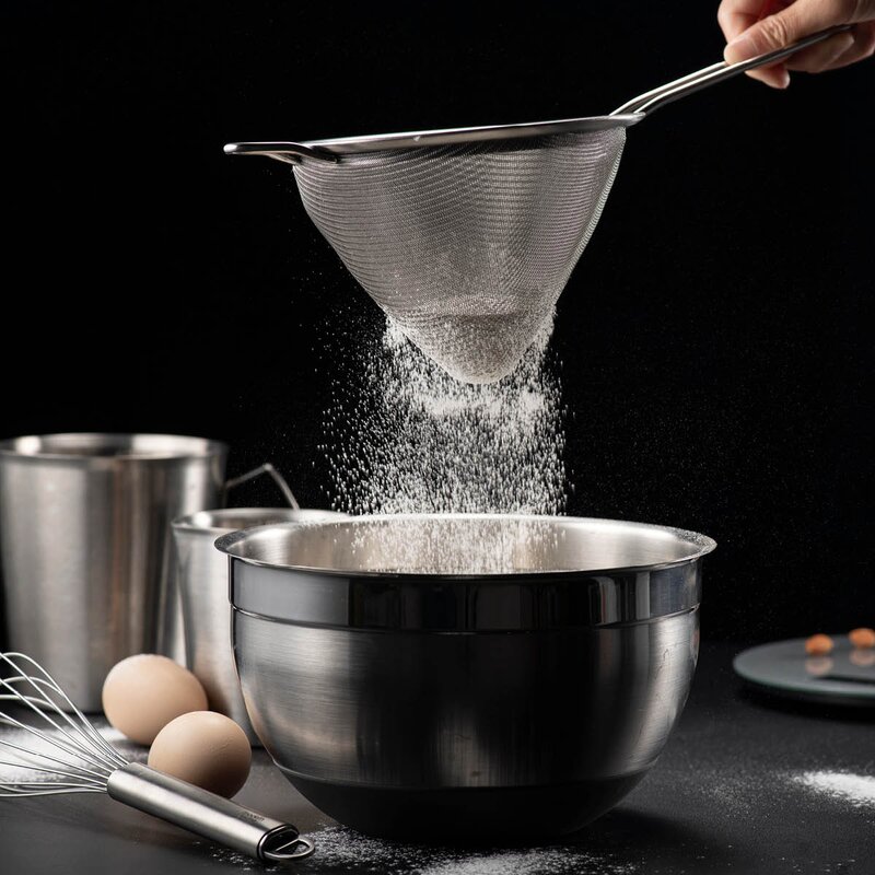 Modern House Kitchen Things spetsig sil 17 cm borstat stål