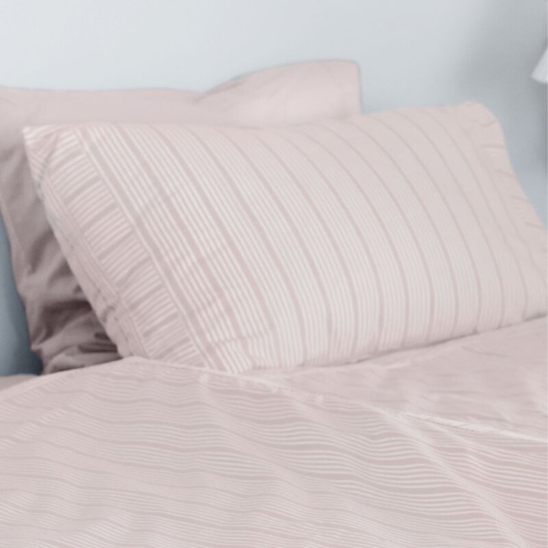 Home by Ilse Jacobsen Bedding Collection örngott 60x63 cm 2-pack powder rose stripes